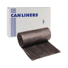Boardwalk V8046EKKR01 40 in. x 46 in. 45 gal. 19 mic High-Density Can Liners - Black (150/Carton)