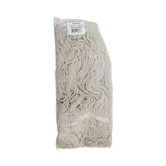 Boardwalk 24 oz. Pro Loop Web/Tailband Cotton Wet Mop Head - White (12/Carton)