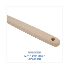 Boardwalk 20 in. Long Polypropylene Fill Handle Utility Brush - Tan