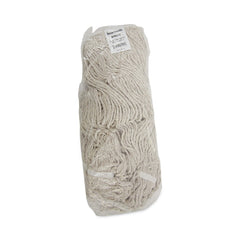 Boardwalk BWK432C 32 oz. Pro Loop Web/Tailband Premium Standard Mop Head - White (12/Carton)
