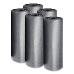 Boardwalk H8647SGKR01 43 in. x 47 in. 56 gal. Low-Density 1.1 mil Waste Can Liners - Gray (100/Carton)