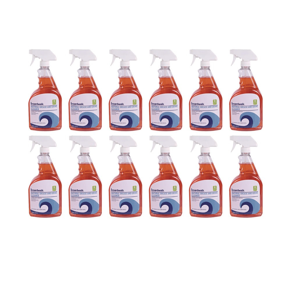 Boardwalk 32 oz. Natural Grease and Grime Cleaner Spray Bottle (12/Carton)