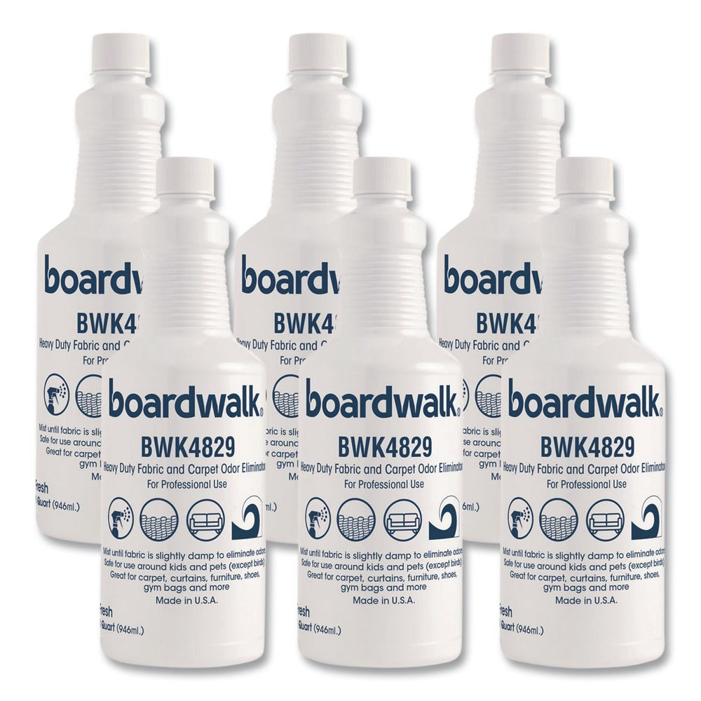 Boardwalk SOEQ-P-000I006M-80-21430 32 oz Fabric and Carpet Deodorizer - Fresh (6/Carton)