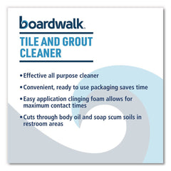 Boardwalk 32 oz Tile and Grout Cleaner - Minted Evergreen Scent (12/Carton)