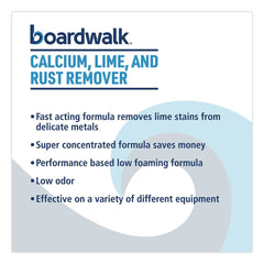 Boardwalk 1 Gallon Calcium, Lime and Rust Remover (4/Carton)