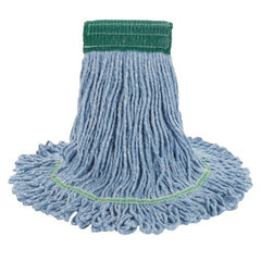 Boardwalk 5 in. Headband Super Loop Cotton/Synthetic Fiber Wet Mop Head - Medium , Blue (12/Carton)