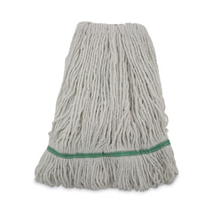 Boardwalk Premium Standard Cotton/Rayon Fiber Mop Head - Medium, White (12/Carton)