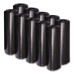 Boardwalk X8046XKKR01 40 in. x 46 in. 45 gal. 1.6 mil Recycled Low-Density Polyethylene Can Liners - Black (100/Carton)