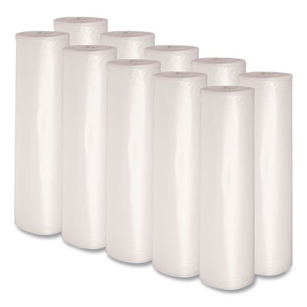 Boardwalk 40 in. x 46 in. 45 gal. 1.4 mil Recycled Low-Density Polyethylene Can Liners - Clear (100/Carton)