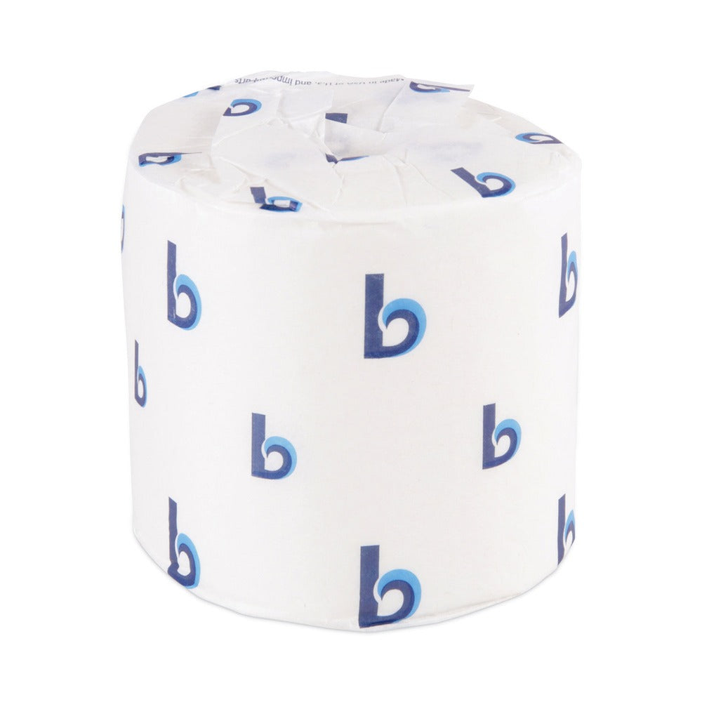 Boardwalk 1-Ply Septic Safe Toilet Tissue - White (96/Carton)