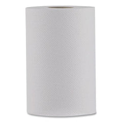 Boardwalk 8 in. x 350 ft. 1-Ply Hardwound Nonperforated Paper Towels - White (12/Carton)