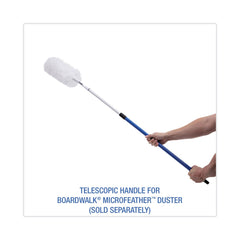 Boardwalk 36 in. - 60 in. Telescopic MicroFeather Duster Handle - Blue
