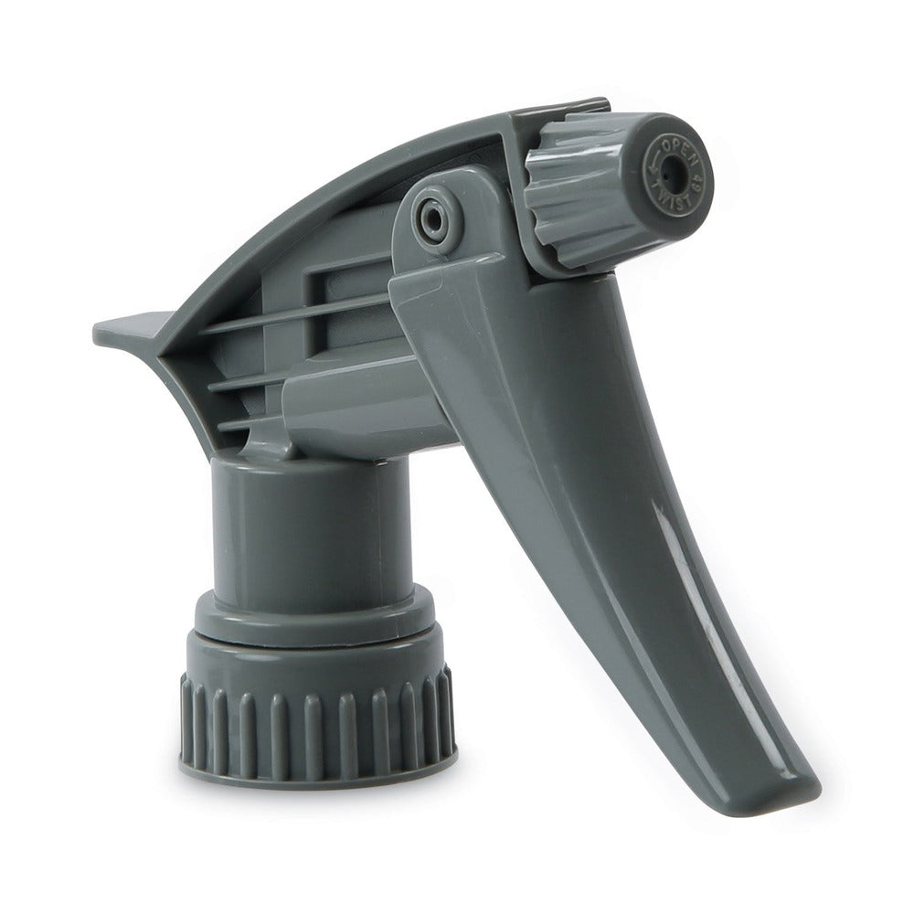 Boardwalk 320CR 9.5 in. Tube Chemical-Resistant Trigger Sprayer - Gray (24/Carton)