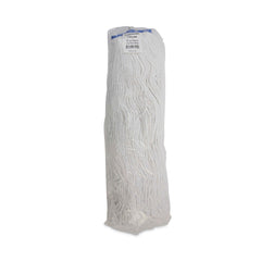 Boardwalk 32 oz. Economical Lie-Flat Rayon Fiber Mop Head - White (12/Carton)