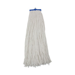 Boardwalk 32 oz. Economical Lie-Flat Rayon Fiber Mop Head - White (12/Carton)