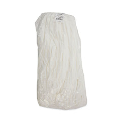 Boardwalk Enviro Clean Looped Mop Head With Tailband - Large, White (12/Carton)