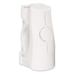 Boardwalk 2.62 in. x 2.75 in. x 5.5 in. Solid Air Freshener Dispenser - White