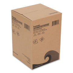 Boardwalk 10.63 in. x 20.47 in. Automotive Shop Towels - Unscented White (8-Boxes/Carton)
