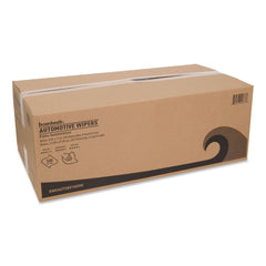 Boardwalk 10.63 in. x 20.47 in. Automotive Shop Towels - Unscented White (8-Boxes/Carton)