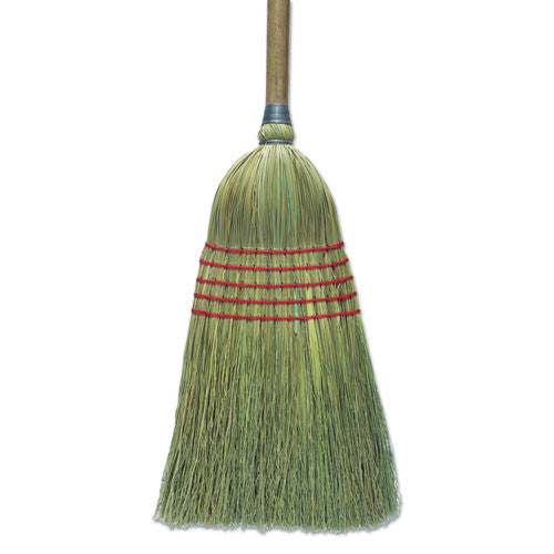 Boardwalk 56 in. Overall Length Corn Broom - Natural (6/Carton)