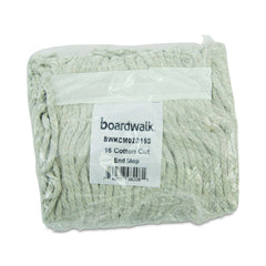 Boardwalk 4-Ply #16 Band Cotton Cut-End Mop Head - White (12/Carton)