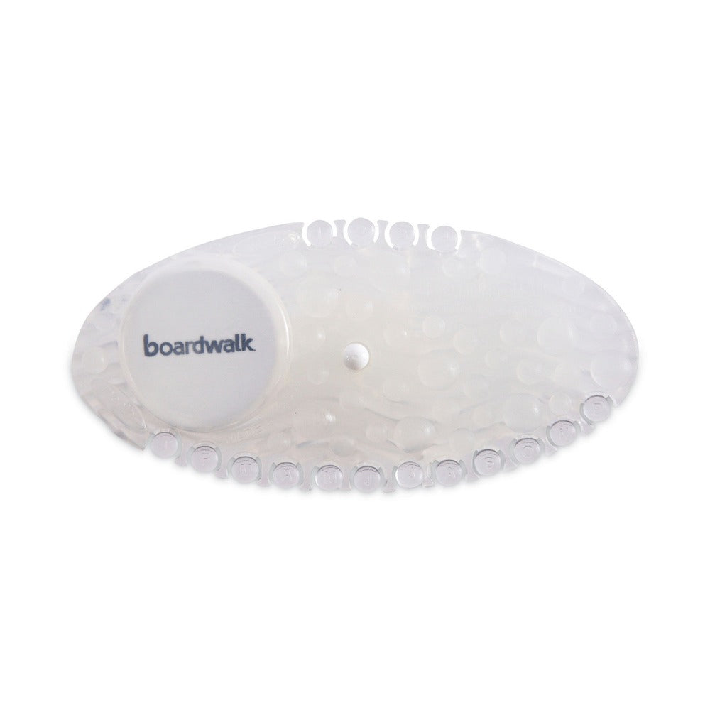 Boardwalk Curve Solid Air Freshener - Mango Fragrance, Clear (10/Box, 6 Boxes/Carton)