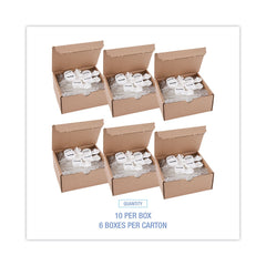 Boardwalk Curve Solid Air Freshener - Mango Fragrance, Clear (10/Box, 6 Boxes/Carton)