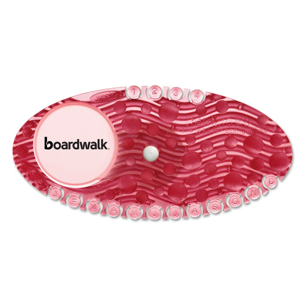 Boardwalk CURVP010I060M01AAS8100 60/Carton Spiced Apple Curve Air Freshener - Red