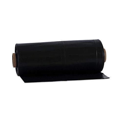 Boardwalk 60 Gallon 2.7 mil 38 in. x 63 in. Industrial Drum Liners Rolls - Black (50/Carton)