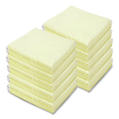 Boardwalk 18 in. x 24 in. Dust Cloths - Yellow (50/Bag, 10 Bags/Carton)