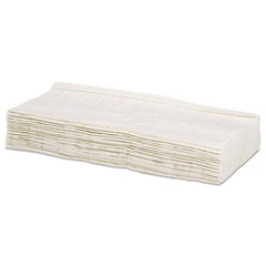 Boardwalk 4-Ply 9.75 in. x 16.75 in. Scrim Wipers - White (150/Dispenser Pack, 6 Dispenser Packs/Carton)