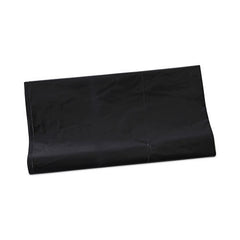 Boardwalk H8647WKK 56 Gallon 1.7 mil 43 in. x 47 in. Flat Pack Linear Low Density Industrial Can Liners - Black (100/Carton)