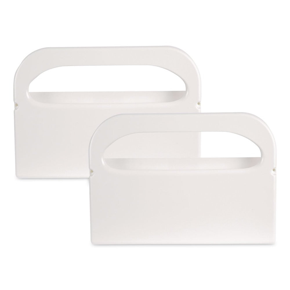 Boardwalk 16 in. x 3 in. x 11.5 in. Toilet Seat Cover Dispenser - White (2/Box)