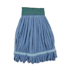 Boardwalk Microfiber Looped-End Wet Mop Head - Medium, Blue (12/Carton)