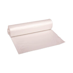 Boardwalk Z6037XNKR01 30 in. x 37 in. 30 Gallon 16 mic High Density Industrial Coreless Roll Can Liners - Natural (500/Carton)