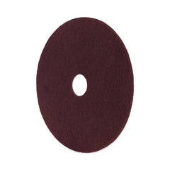 Boardwalk 16 in. Diameter Deep Scrub Pads - Maroon (10/Carton)