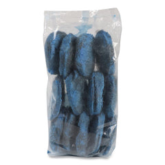 Boardwalk 3 in. x 2.5 in. Steel Wool Soap Pads - Blue (12/Carton)