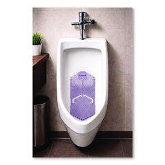 Boardwalk 5.22 oz Vertical Urinal Screen - Lavender Scent/Purple (6/Carton)