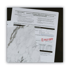 ACCUSTAMP2 1.63 in. x 0.5 in. FILE COPY Pre-Inked Shutter Stamp - Red