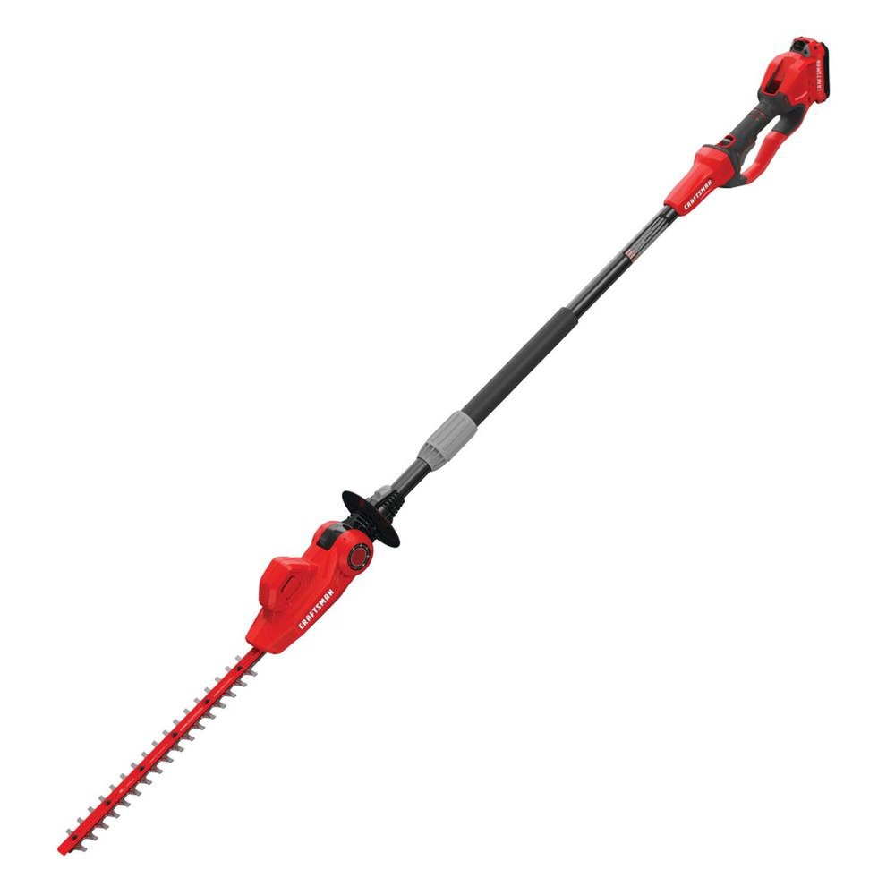 Factory Reconditioned Craftsman V20 Lithium-Ion 18 in. Cordless Pole Hedge Trimmer Kit (2 Ah)