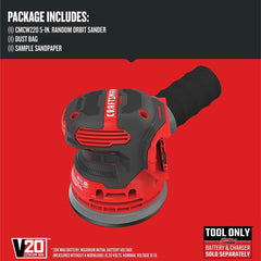 Factory Reconditioned Craftsman V20 Lithium-Ion Cordless Random Orbit Sander (Tool Only)