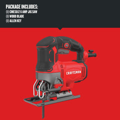 Factory Reconditioned Craftsman 6 Amp Variable Speed Corded Jig Saw