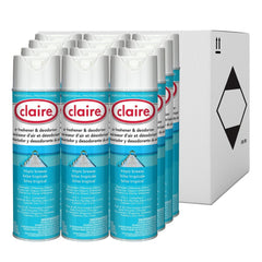 Claire 10 oz. Aerosol Spray Aerosol Air Freshener and Deodorizer - Tropic Breeze (1/Carton)