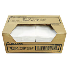 Chicopee 13 in. x 15 in. Z Fold Durawipe Shop Towels - White (100/Carton)
