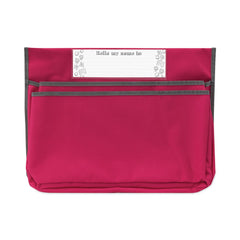 C-Line 18 in. x 13.25 in. Fabric/Vinyl Chair Cubbies for Most Classroom Chair Styles - Large, Sunset Red