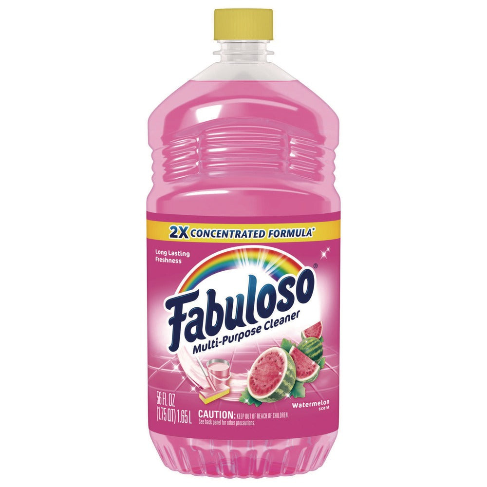 Fabuloso 61038631 Colgate 56 oz. Bottle Multi-Use Cleaner - Watermelon Scent