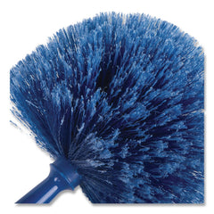 Carlisle Flo-Pac 7 in. Round Duster with Soft Flagged PVC Bristles - Blue (1-Dozen)