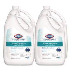 Clorox Healthcare Spore Defense 1-Gallon Refill Bottle Open System Cleaner Disinfectant - Unscented (4/Carton)