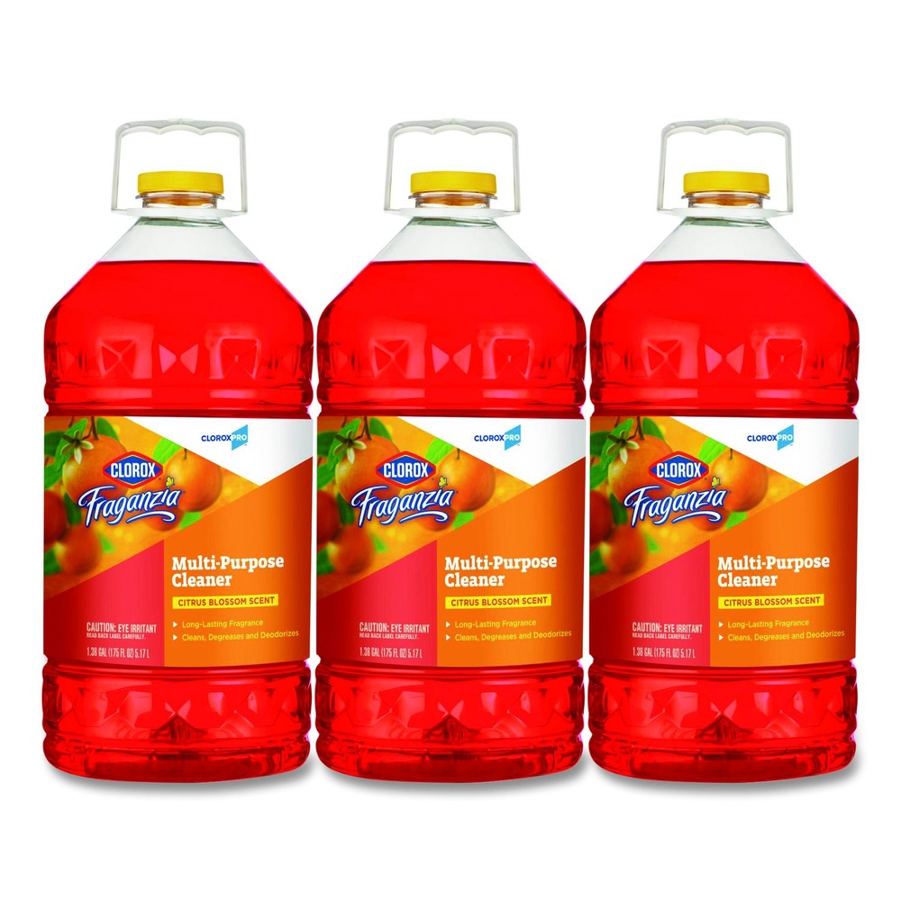 Clorox CloroxPro Fraganzia 175 oz. Bottle Multi-Purpose Cleaner - Citrus Blossom Scent (3/Carton)