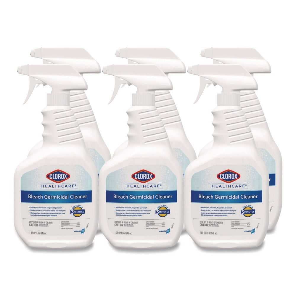 Clorox Healthcare 32 oz. Bleach Germicidal Cleaner (6/Carton)
